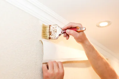 Pose de papier peint à Langonnet — revêtements muraux et toiles de verre